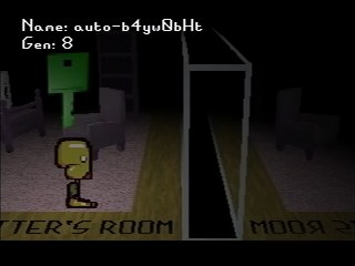 Paul in Quitter's Room, with Tiara absent from the other side
